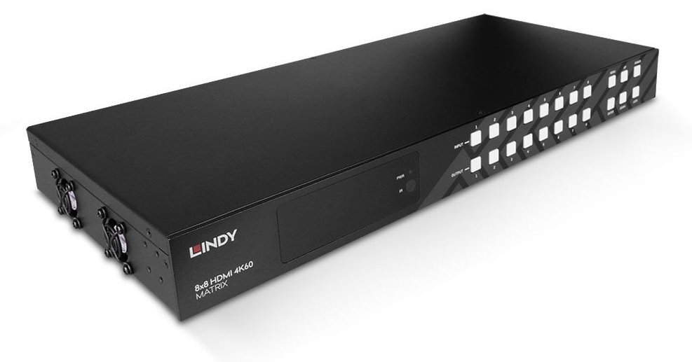 Lindy 8x8 HDMI 4K60 Matrix - IrDA (Infrared) - RS-232