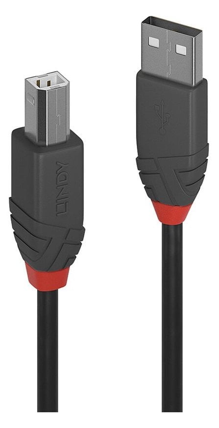 Lindy Anthra Line - USB-Kabel - USB (M) zu USB Typ B (M)