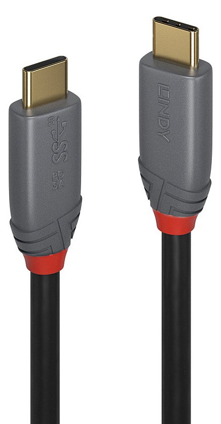 Lindy Anthra Line - USB-Kabel - USB-C (M) bis USB-C (M)