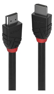 Lindy Black Line - Standard - HDMI-Kabel - HDMI männlich zu HDMI männlich - 15 m - Dreifachisolierung - Schwarz - rund von LumaTech