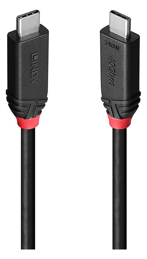 Lindy Black Line - USB-Kabel - 24 pin USB-C (M)