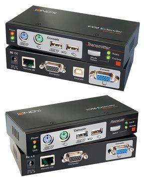 Lindy Cat.5 KVM Extender Combo 300 - KVM-Extender von LumaTech