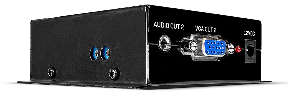 Lindy Cat.6 2 Port VGA Receiver - Erweiterung für Video/Audio