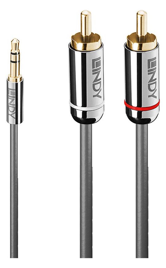 Lindy Cromo Line - Audiokabel - mini-phone stereo 3.5 mm männlich zu RCA männlich von LumaTech
