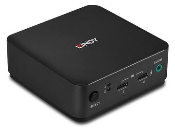 Lindy KVM-/Audio-Switch - Typ C, DisplayPort 1.2 von LumaTech