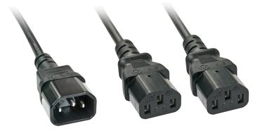 Lindy Netz-Splitter - IEC 60320 C14 bis IEC 60320 C13 von LumaTech