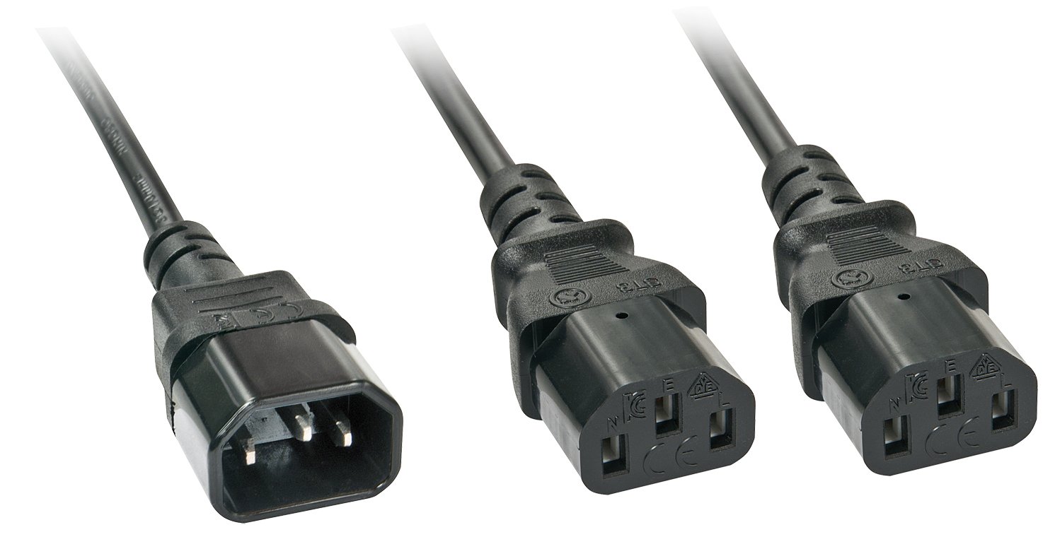 Lindy Netz-Splitter - IEC 60320 C14 bis IEC 60320 C13