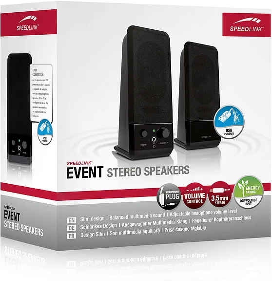 SPEEDLINK Event - Lautsprecher - für PC - 5 Watt (Gesamt), Ansicht 4