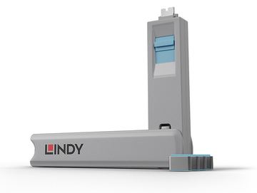 Lindy Schloss für USB-C-Port - Blau von LumaTech