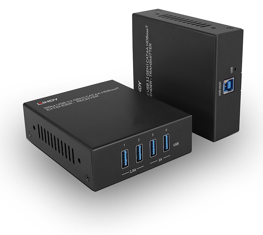 Lindy Sender und Empf?nger - USB/Netzwerk-Extender