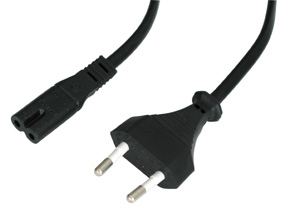 Lindy Stromkabel - IEC 60320 C7 zu Eurostecker (M) von LumaTech