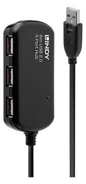 Lindy USB 2.0 Active Extension Pro 4 Port Hub von LumaTech