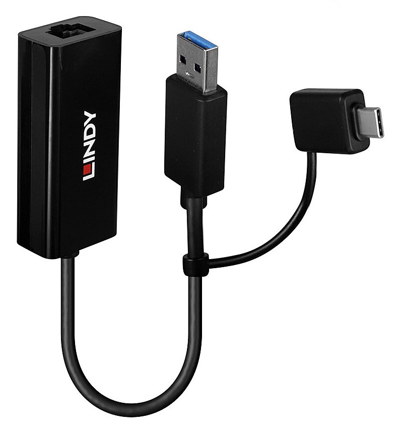 Lindy USB 3.2 Gen 1 Gigabit Ethernet Converter - 1.000 Mbps - Ethernet