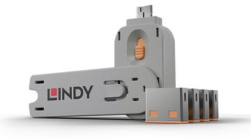 Lindy USB Port Blocker - USB-Portblocker (Packung mit 4) von LumaTech