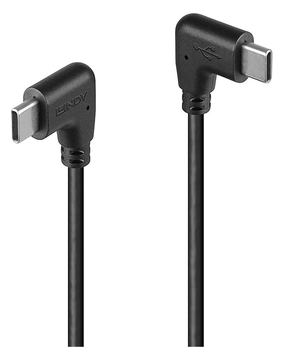 Lindy USB-Kabel - 24 pin USB-C (M) nach rechts abgewinkelt zu 24 pin USB-C (M) von LumaTech