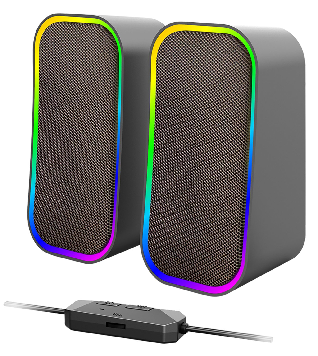 SPEEDLINK Token RGB - Lautsprecher - für PC - 2.0-Kanal - kabellos - Bluetooth - 3 Watt - 6 Watt (Gesamt)