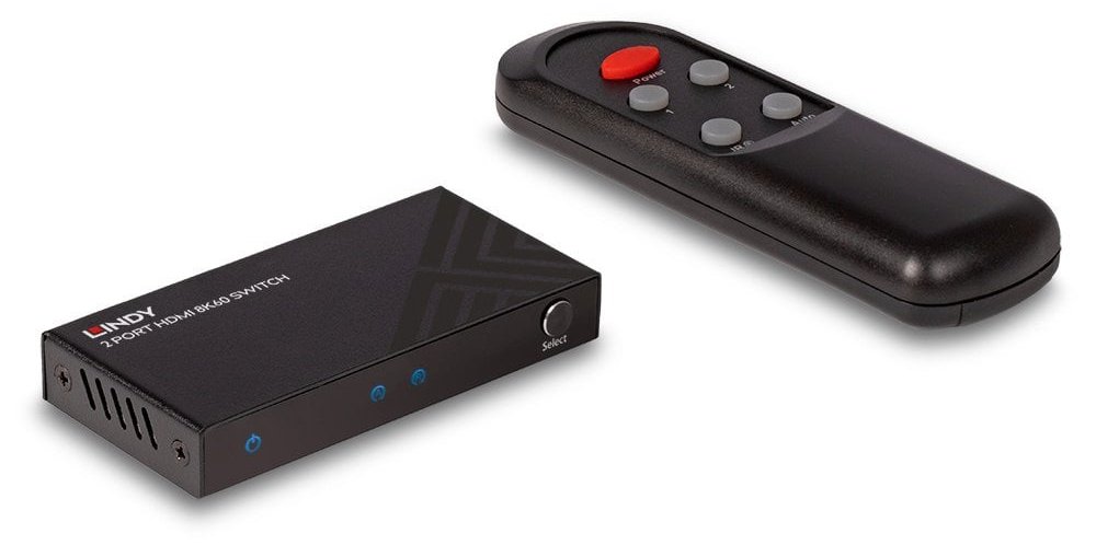 Lindy Video/Audio-Schalter - 8K60 - 2 x HDMI