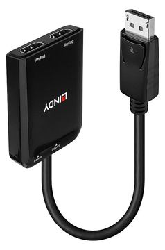 Lindy Video-/Audio-Splitter - MST hub, DisplayPort von LumaTech
