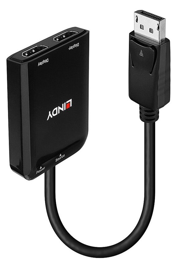Lindy Video-/Audio-Splitter - MST hub, DisplayPort
