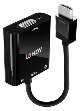 Lindy Videokonverter - HDMI - VGA - Schwarz von LumaTech