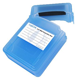 LogiLink 2.5 HDD Protection Box for 2 HDDs - Festplattenlaufwerk-Schutzgehäuse von LumaTech