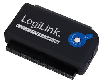 LogiLink Adapter USB 2.0 to 2,5 + 3,5 Zoll IDE + SATA HDD OTB von LumaTech