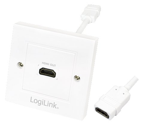 LogiLink Anschlussdose, Unterputz - HDMI