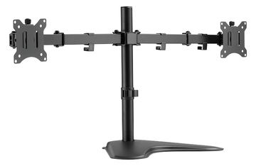 LogiLink Aufstellung - einstellbarer Arm - für 2 LCD-Displays - Schwarz - Bildschirmgröße: 43.2-81.3 cm (17-32) von LumaTech