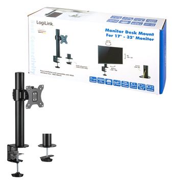 LogiLink Befestigungskit - für LCD-Display - Stahl - Schwarz - Bildschirmgröße: 43.2-81.3 cm (17-32) von LumaTech