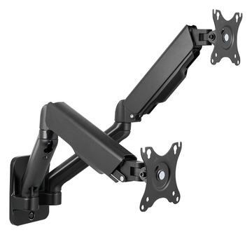 LogiLink Befestigungskit - Gasfeder - für 2 LCD-/Plasma-Konsolen - Kunststoff, Aluminium, Stahl - Schwarz von LumaTech