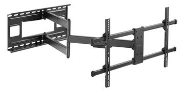 LogiLink Befestigungskit (Wandmontage) - Voll beweglich - LCD-TV / curved LCD-TV - Schwarz - Bildschirmgröße: 43-80 von LumaTech