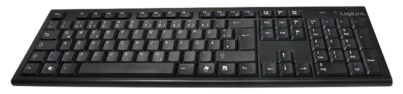 LogiLink Combo Set with Autolink - Tastatur-und-Maus-Set - TL: Deutsch, QWERTZ