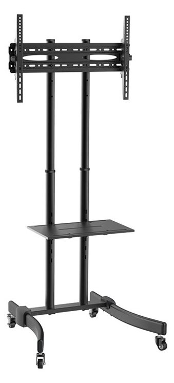 LogiLink Economy - Wagen für Flachbildschirm / AV-Ausrüstung - fester, kaltgepresster Stahl