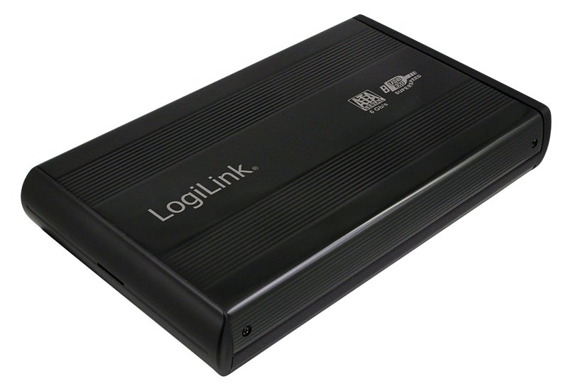 LogiLink Enclosure 3,5 Inch S-SATA HDD USB 3.0 Alu - Speichergehäuse - 3.5 (8.9 cm)