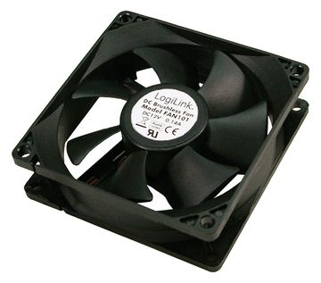 LogiLink FAN101 - Gehäuselüfter - 80 mm - Schwarz von LumaTech