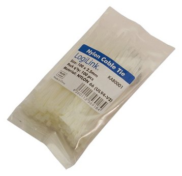 LogiLink Kabelbinder - 10 cm (Packung mit 100)