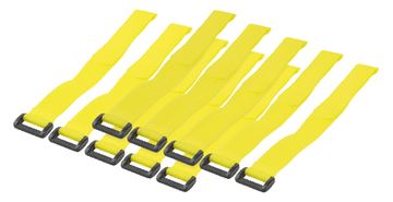 LogiLink Kabelbinder - 30 cm - Gelb (Packung mit 10) von LumaTech