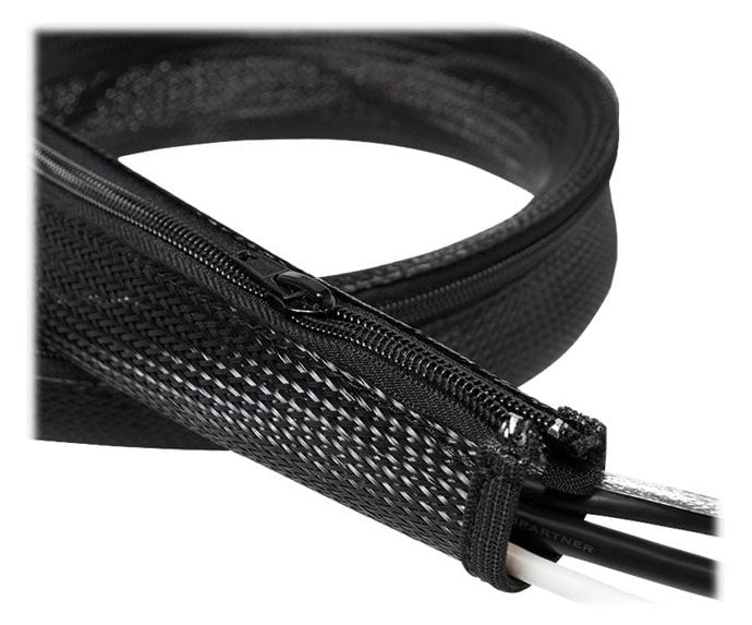 LogiLink Kabelschlauch - Schwarz - 1 m