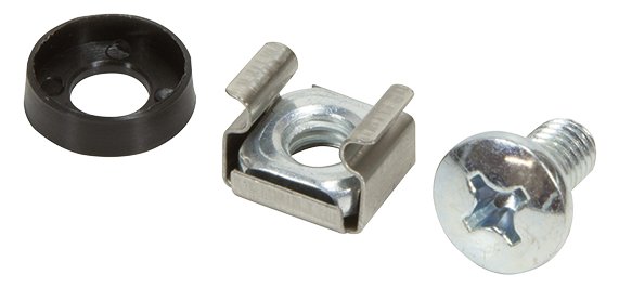 LogiLink Käfigmuttern (M6) - Silber