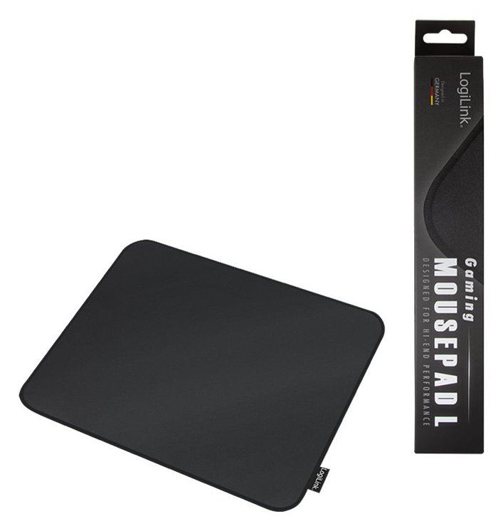 LogiLink L - Mauspad - Schwarz
