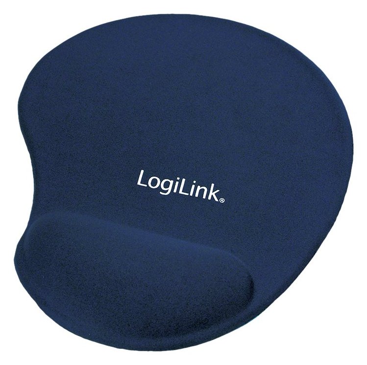 LogiLink Mauspad mit Handgelenkpolsterkissen