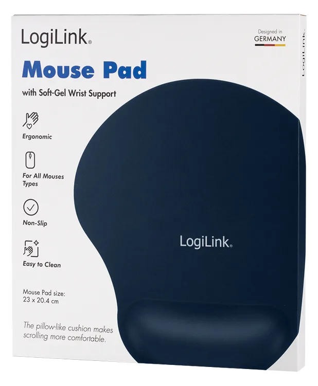 LogiLink Mauspad mit Handgelenkpolsterkissen, Ansicht 5