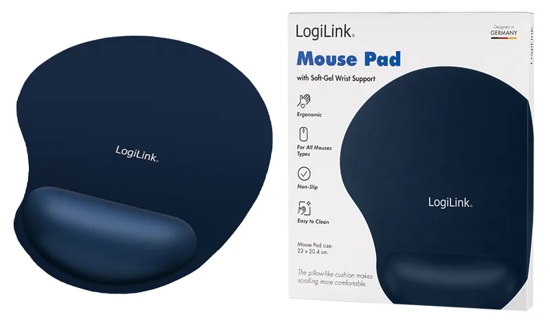 LogiLink Mauspad mit Handgelenkpolsterkissen, Ansicht 6