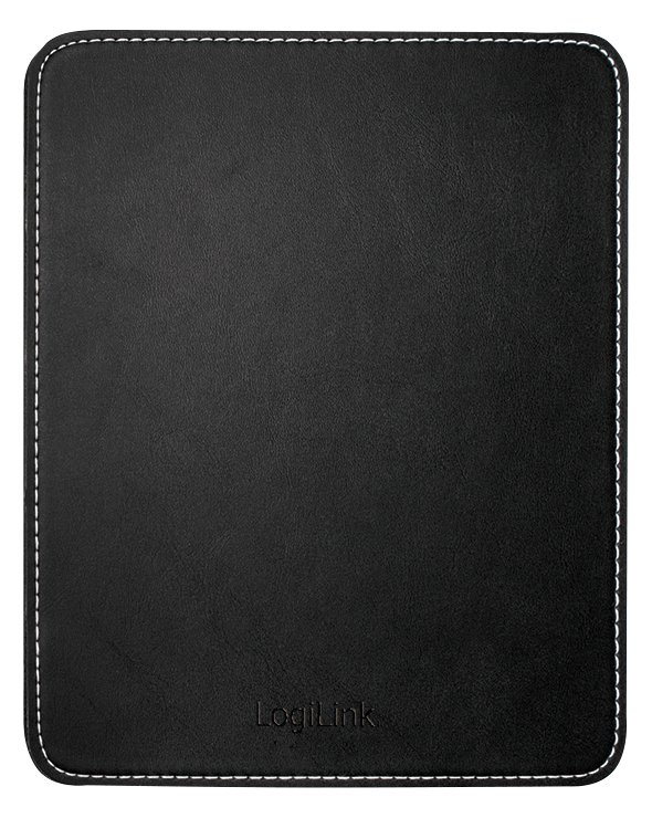 LogiLink Mouse Pad Leather - Mauspad - Schwarz