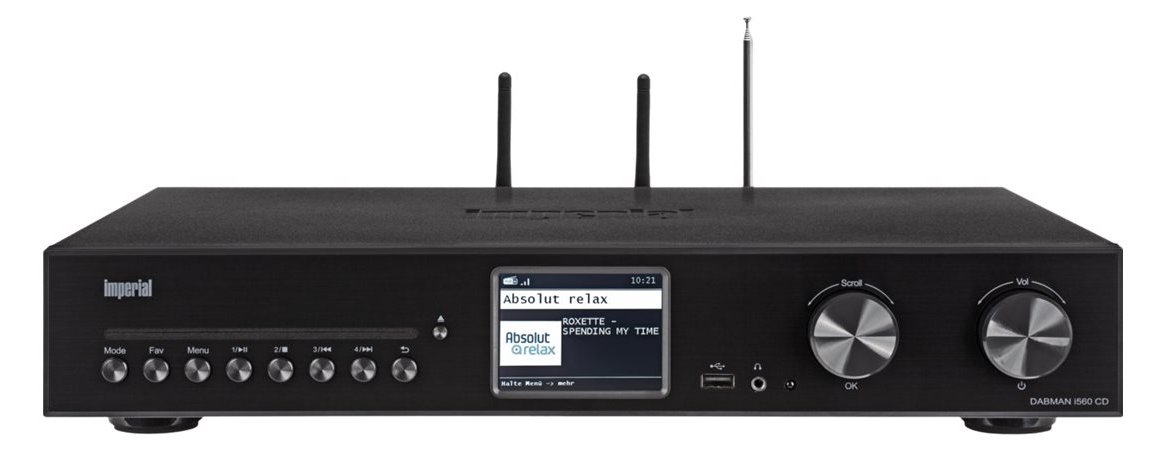 Telestar DABMAN i560 CD - Audiosystem - 2 x 30