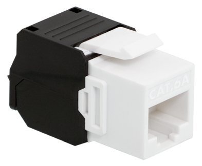 LogiLink NK4066 - Flach - Schwarz - Weiß - RJ-45 - RJ-45 - Weiblich - Weiblich