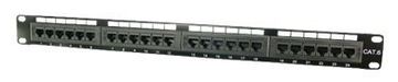 LogiLink Patch Panel - CAT 6 - UTP - RJ-45 X 24 - Schwarz, RAL 9005 - 48.3 cm (19) von LumaTech