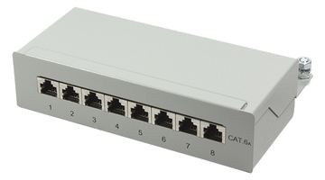 LogiLink Patch Panel Desktop - Patch Panel - geeignet für Wandmontage von LumaTech