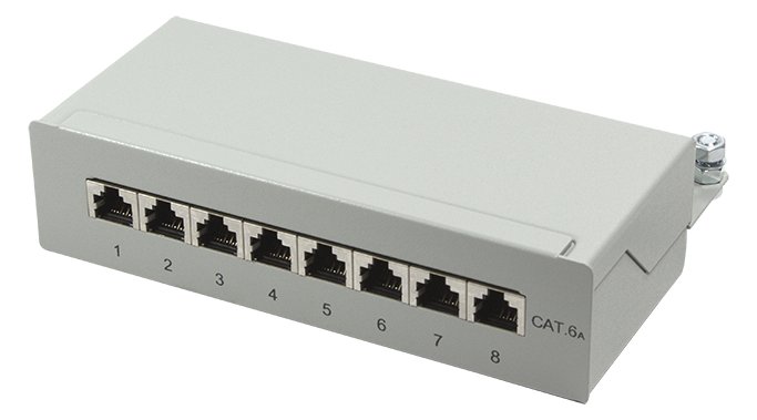 LogiLink Patch Panel Desktop - Patch Panel - geeignet für Wandmontage