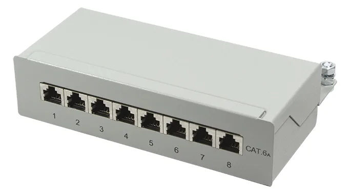 LogiLink Patch Panel Desktop - Patch Panel - geeignet für Wandmontage, Ansicht 2